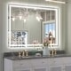 preview thumbnail 24 of 52, LED Bathroom Vanity Mirror Wall Mounted with Double Light Strip, 3-Color Dimmable, Anti-Fog, HD Tempered Glass, UL-Listed, ETL 30x40