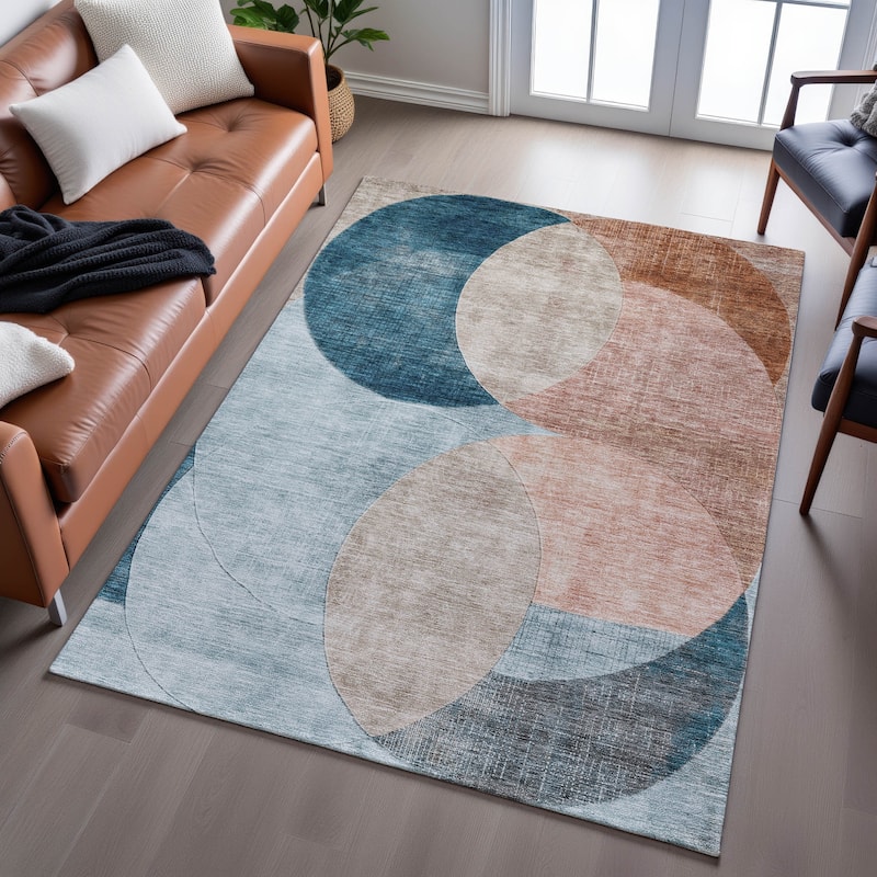 Premium Washable Super Soft Modern Geo Mayfield Rug