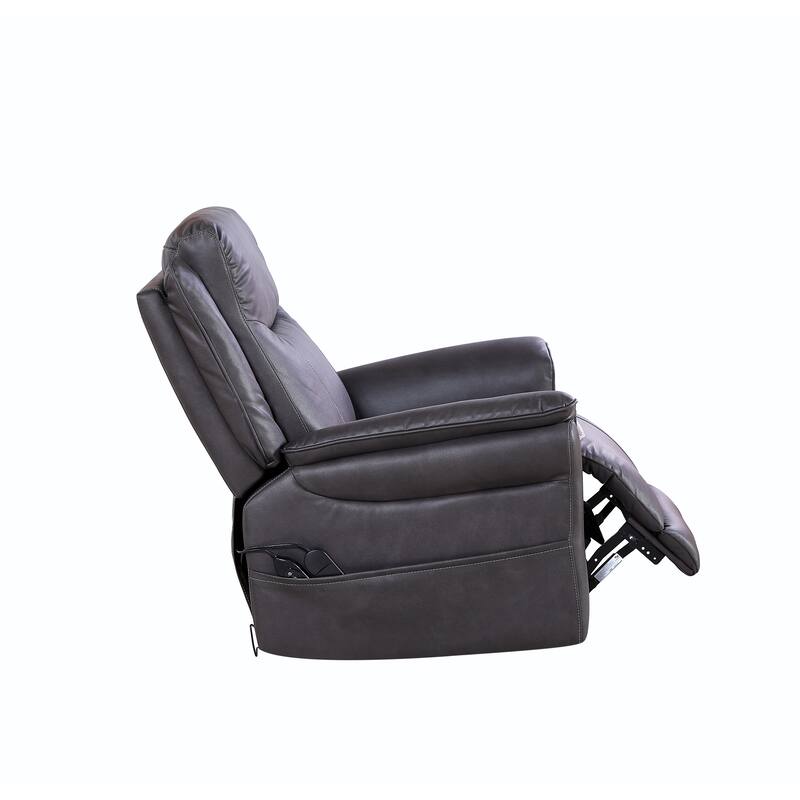 Motor Power Swivel Recliner Chair with 8‑Point Massage & Heat
