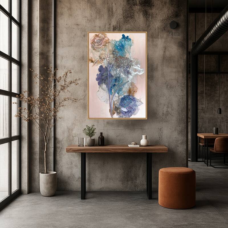 Keeping a Secret All To Herself by Mishel Schwartz Framed Canvas Wall Art Print