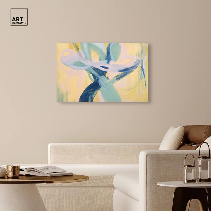 Entangled Embrace II Canvas by Art Remedy, Gallery Wrapped