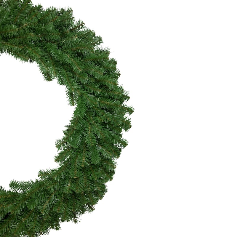 Deluxe Dorchester Pine Artificial Christmas Wreath 36-Inch Unlit - 36"