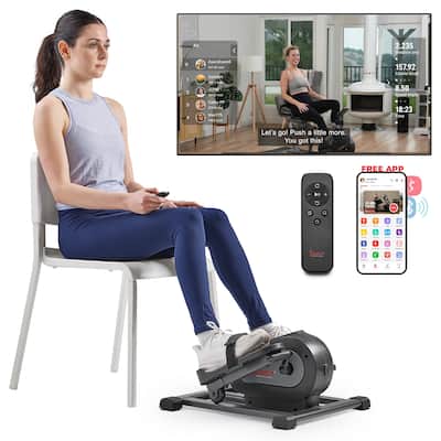 Sunny Health & Fitness Motorized Mini Elliptical- SF-E324028
