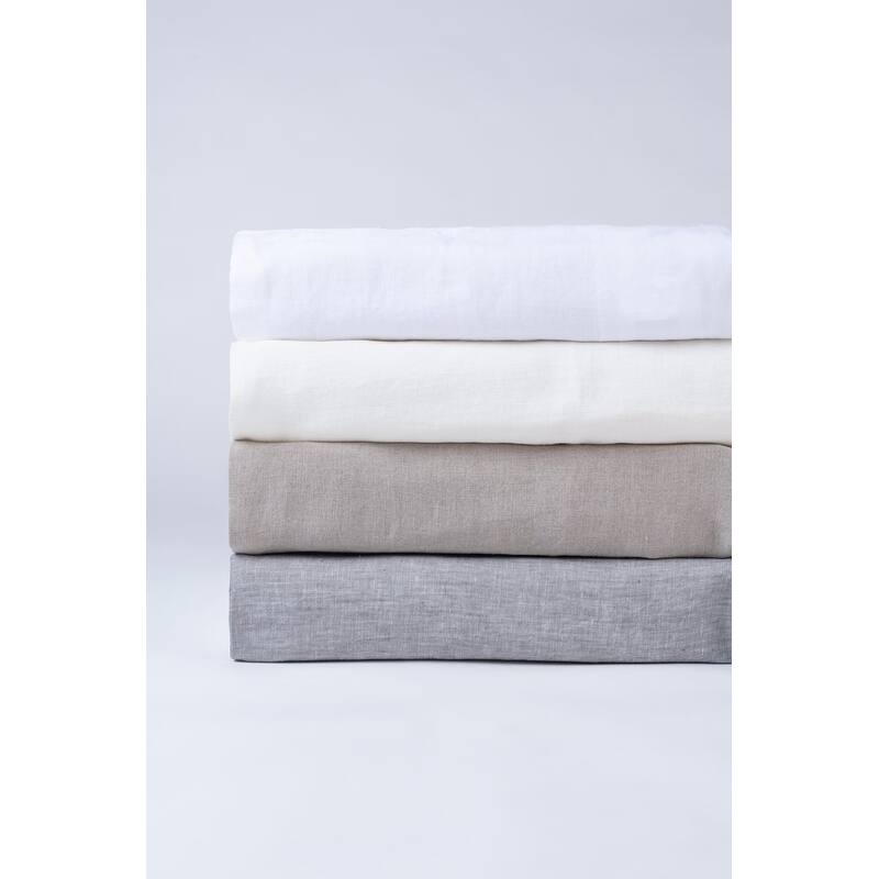 Damara, Linen, White, Sham