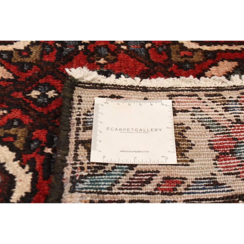 ECARPETGALLERY Hand-knotted Andelz Red Wool Rug - 3'3 x 9'7