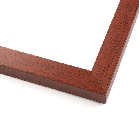 12x18 Flat Dark Cherry Wood Frame- "The Edge" Thin - Great for