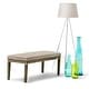 preview thumbnail 27 of 78, WYNDENHALL Hopewell 48 inch Wide Traditional Rectangle Ottoman Bench Natural