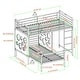 preview thumbnail 5 of 6, Modern Geo Cutout Colorful Twin L-Shaped Bunk Bed