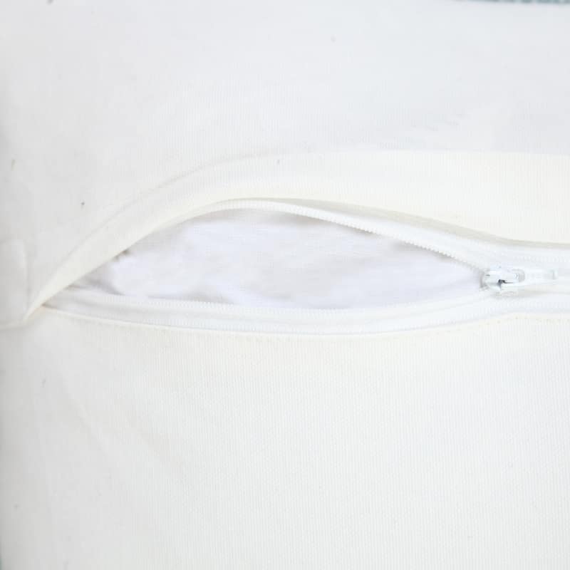 Power Loomed Solid Cotton Throw Pillow Cover - 20" - Corydalis Blue