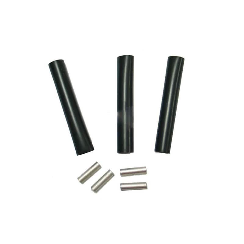 Cylindrical Black-Chrome Heat Shrink Kit in Plastic-Stainless Steel ...