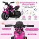 preview thumbnail 26 of 28, Gymax 2-in-1 Kids Electric Motorcycle w/ Detachable Training Wheels - See Details
