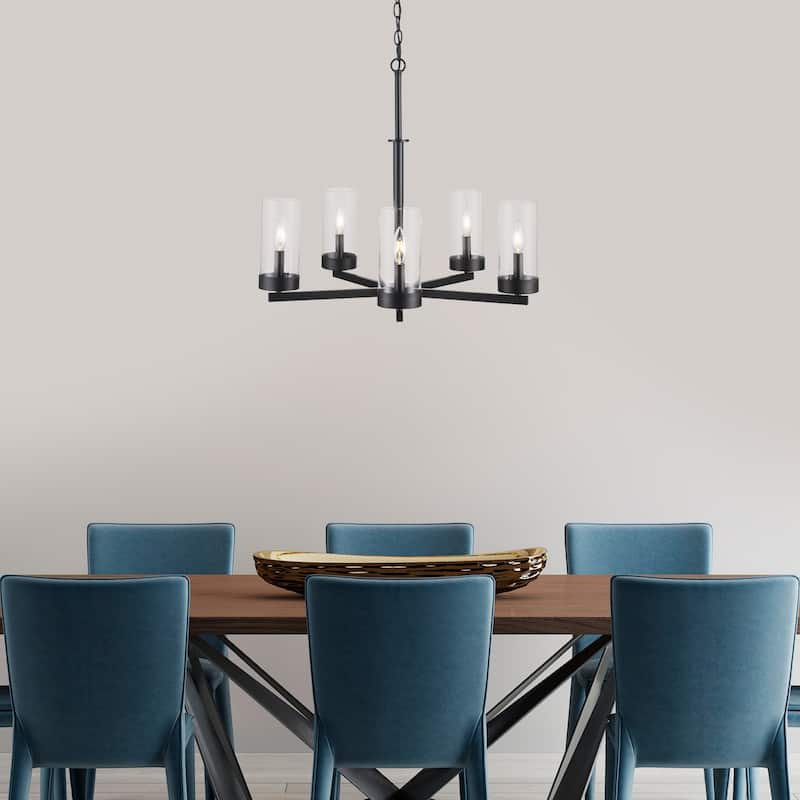 Trans Globe Lighting 71735 Meadowlark 5 Light 26" Wide Chandelier