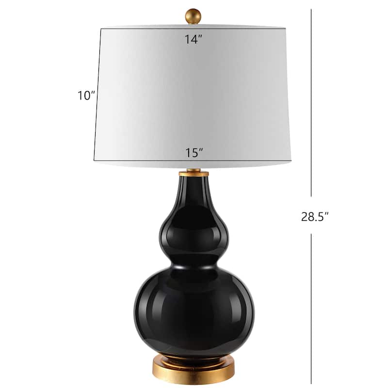 SAFAVIEH Lighting Diede Gourd Table Lamp (Set of 2) - 15x15x28.5 - 15Wx15Dx29H