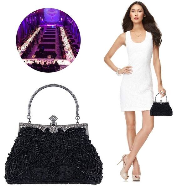 Shop Women S Vintage Style Beaded And Sequined Evening Bag Wedding