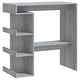 preview thumbnail 16 of 48, vidaXL Bar Table with Storage Rack 39.4"x19.7"x40" Engineered Wood - 39.4" x 19.7" x 40"