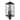 2 Light Outdoor Post Lantern in matte black finish - 23.4"H x 8"W x  8"D