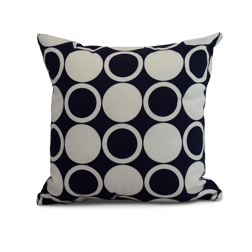 20 x 20 Inch Small Modcircles Geometric Print Outdoor Pillow