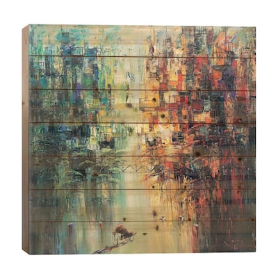 Late Autumn Sunshine I Print On Wood by Le Ngoc Quan - Multi-Color