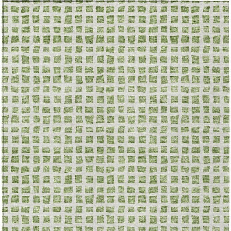 HomeRoots Geometric Transitional Rectangle Outdoor Rug