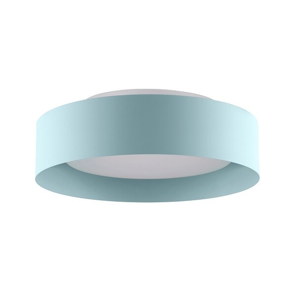 Lynch 15.75 in. 3-Light Baby Blue Flushmount Ceiling Light - 15.75 x 15.75 x 5.13. Opens flyout.