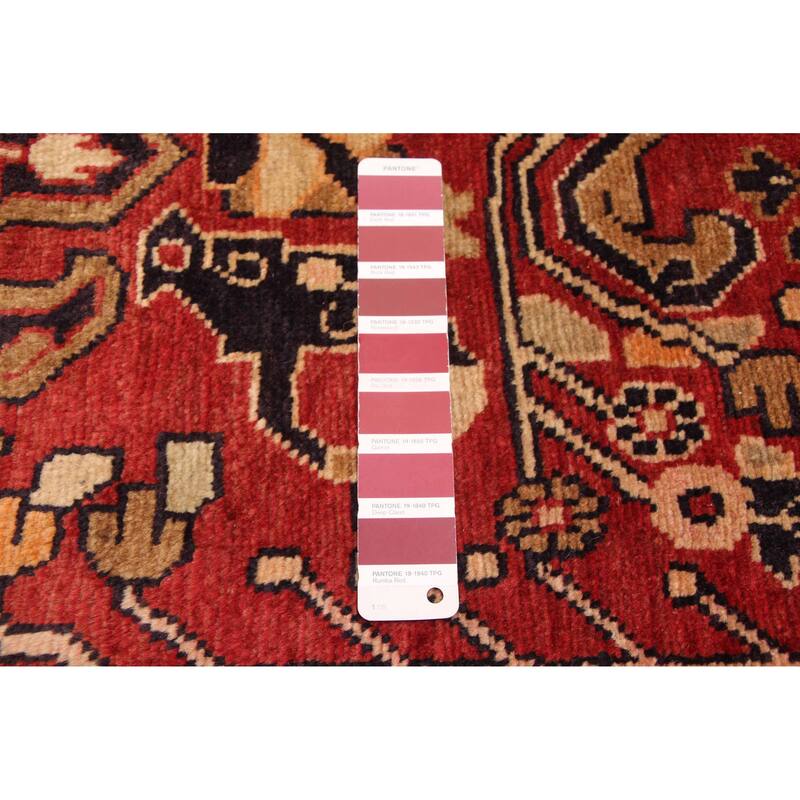 ECARPETGALLERY Hand-knotted Andelz Red Wool Rug - 3'11 x 6'9