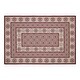 preview thumbnail 5 of 3, Custom House Burgundy Tan Jacquard Polyester Rug Rect 48x72