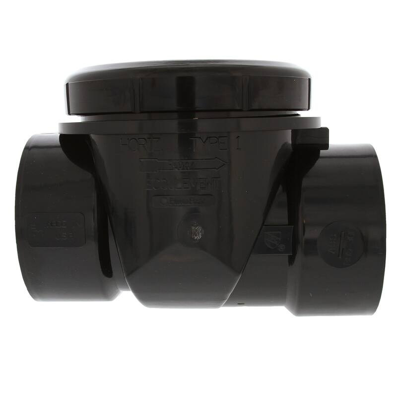 Jones Stephens B05300 3 ABS BACKWATER Valve - Black