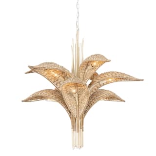 Varaluz Century Palm 9-Light 3-Tier Chandelier - Country White