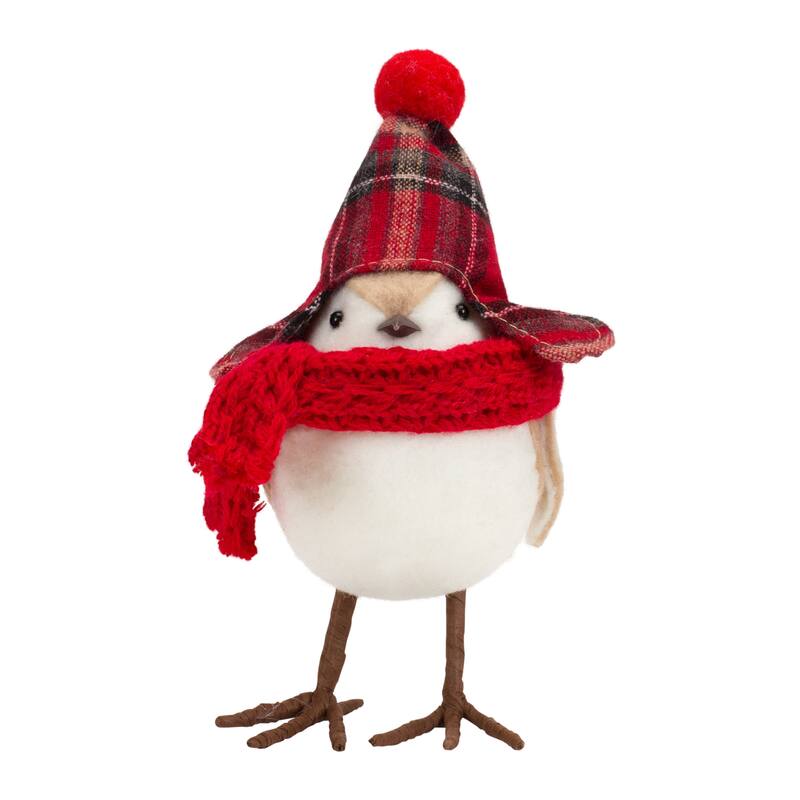 Bird w/Scarf and Hat (Set of 12)