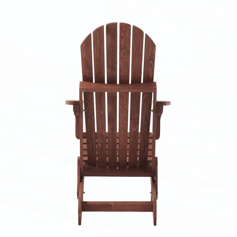 Oversize Wooden Outdoor Folding Adirondack Chair