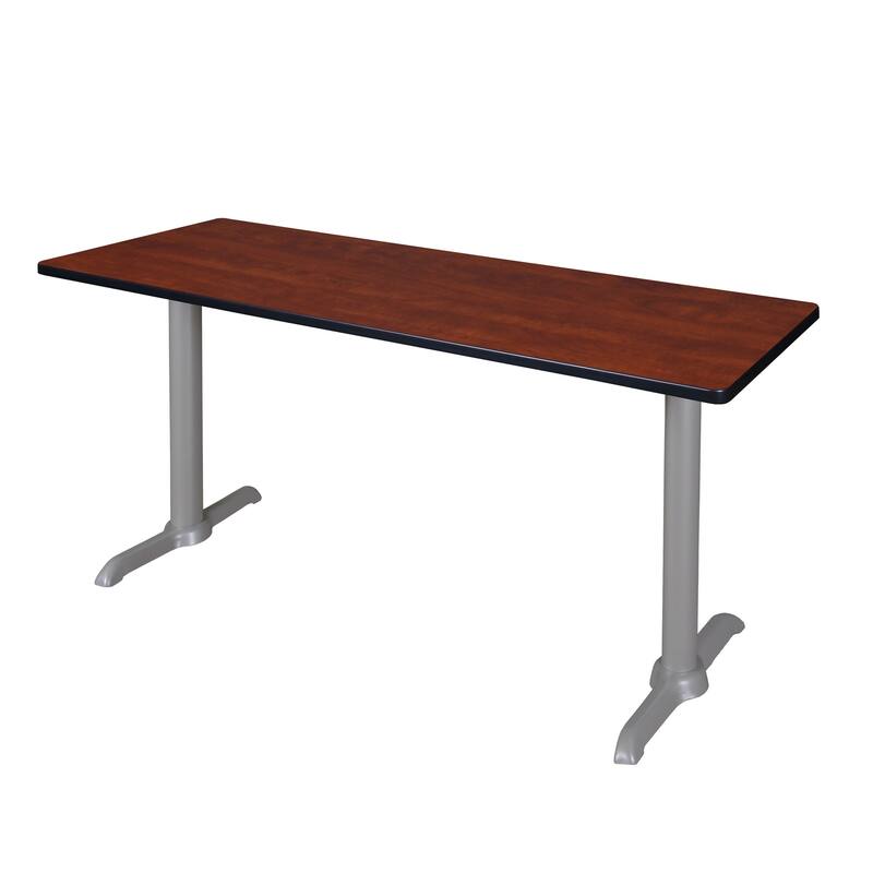 72" x 24" Training Table- Cherry/Grey