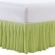 preview thumbnail 54 of 95, Serenta Pleated Bedskirt 18" Drop King - Leaf Green