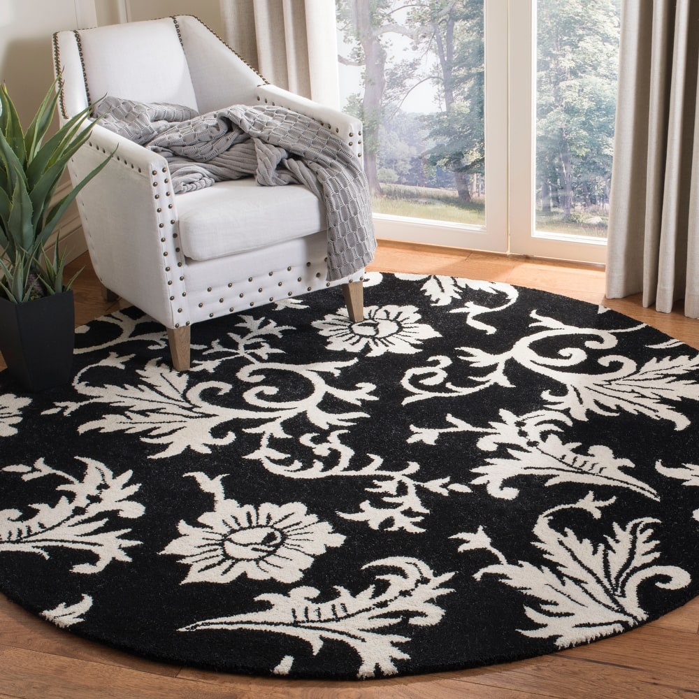 SAFAVIEH Handmade Soho Stephani Floral Vines N.Z. Wool Rug