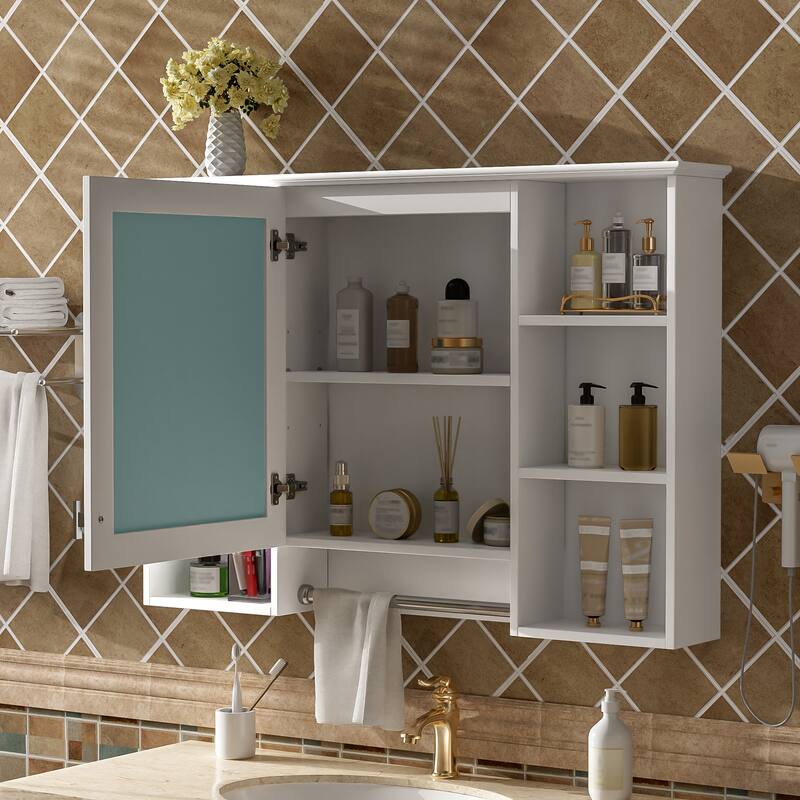 3-in-1 Bathroom Mirror Cabinet