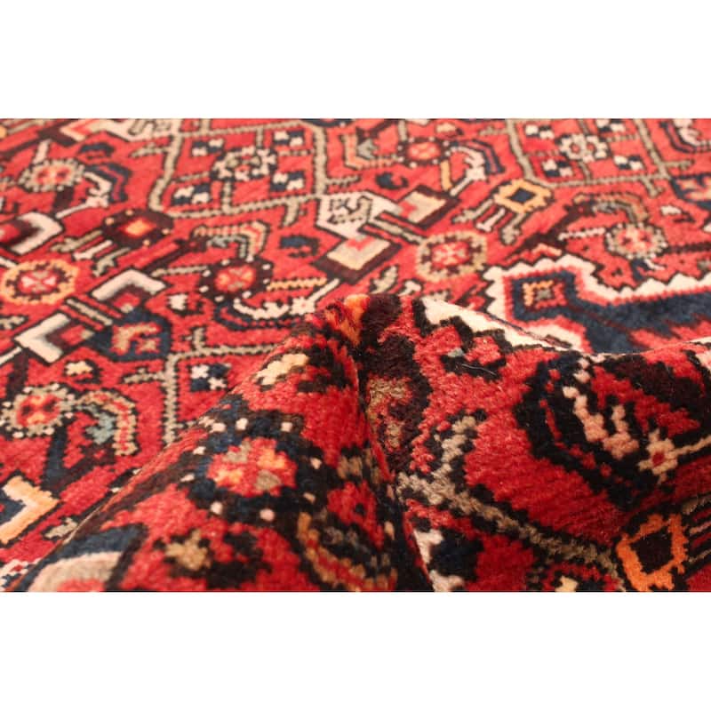 ECARPETGALLERY Hand-knotted Andelz Red Wool Rug - 3'11 x 6'0