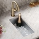 preview thumbnail 35 of 158, KRAUS Standart PRO Undermount Single Bowl Stainless Steel Kitchen Sink