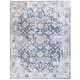 preview thumbnail 12 of 31, SAFAVIEH Baltimore Debra Machine Washable Shabby Chic Vintage Oriental Rug 8' x 10' - Light Grey/Blue - Rectangle