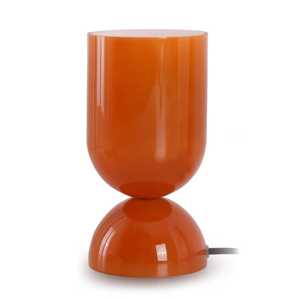 9 in. Modern Glass Small Table Lamp with E12 Base (Bulb not included)