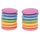 preview thumbnail 2 of 2, Rainbow Wooden Discs, Set of 14