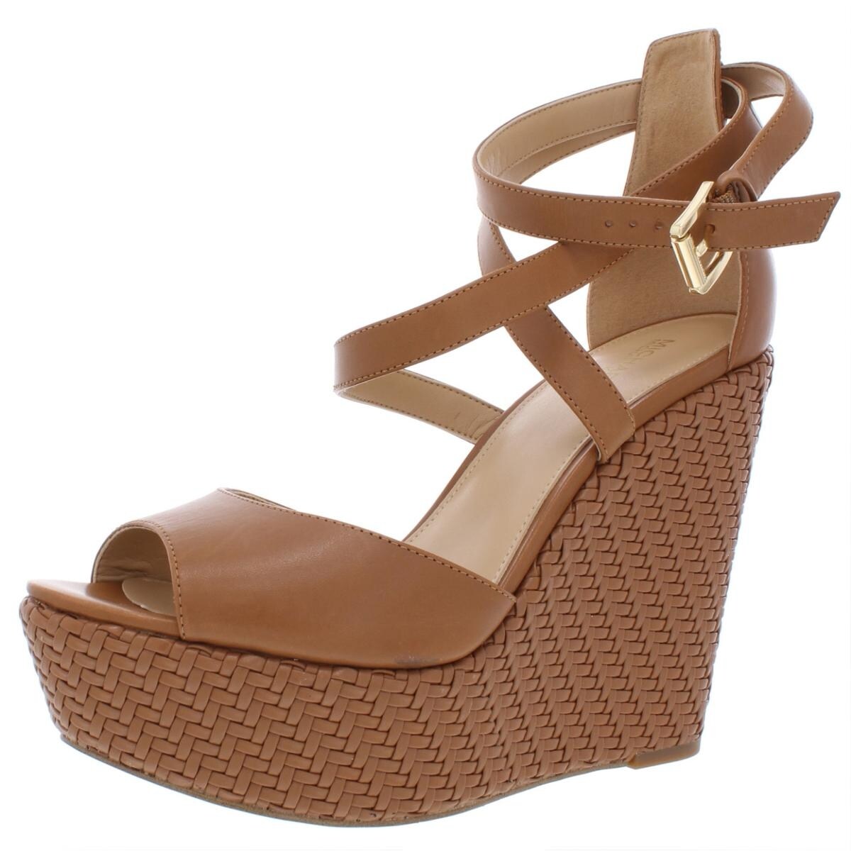 michael michael kors gabriella leather wedge