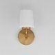 preview thumbnail 4 of 9, Maxim 12891WT Durham 10" Tall Wall Sconce