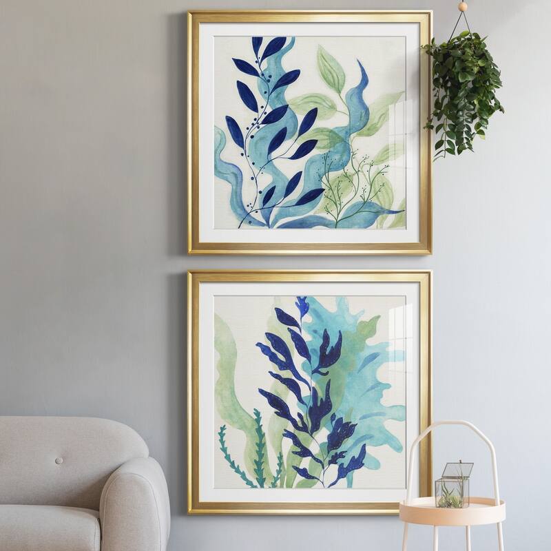 Blue Coral I Premium Framed Print - Ready to Hang