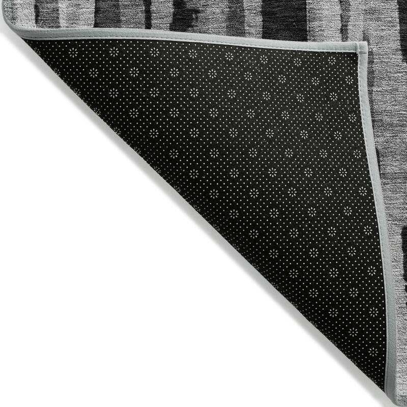 HomeRoots Striped Transitional Rectangle Outdoor Rug