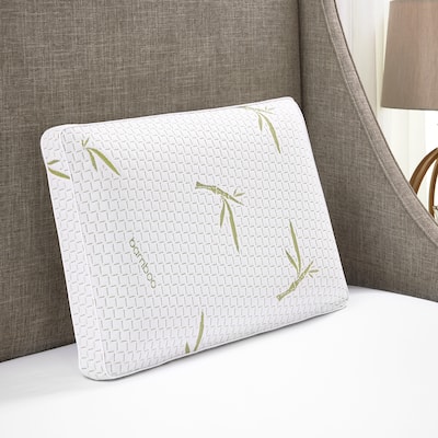 Bodipedic Green Tea Infused Memory Foam Bed Pillow