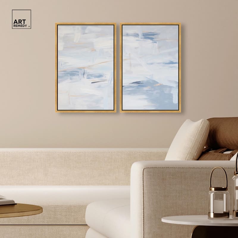 Frozen in Time I Canvas Set of 2 by Art Remedy