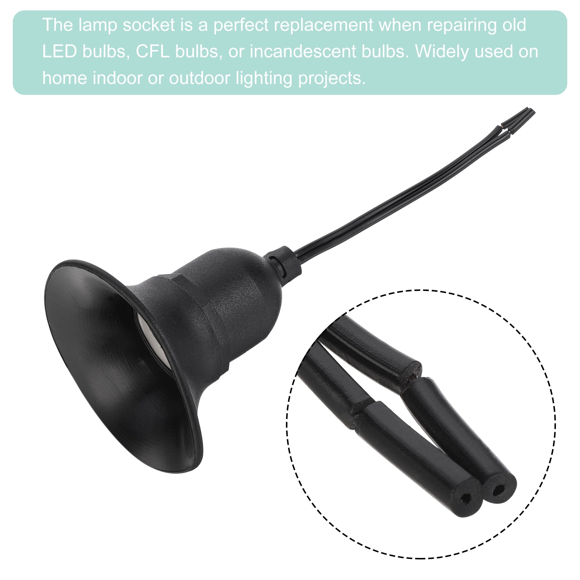 Waterproof store lamp socket