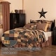 preview thumbnail 2 of 5, Red Primitive Bedding Patriotic Quilt Set Cotton Patchwork