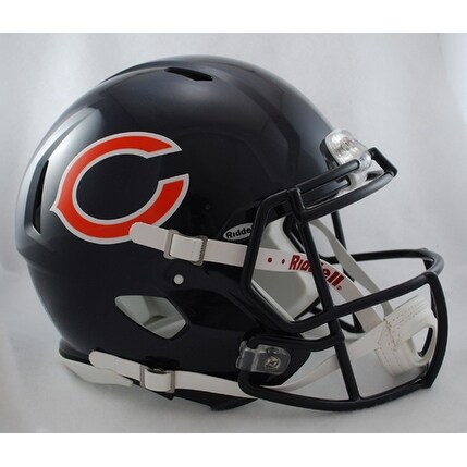 Chicago Bears Riddell Speed Full Size Authentic Proline Football Helmet