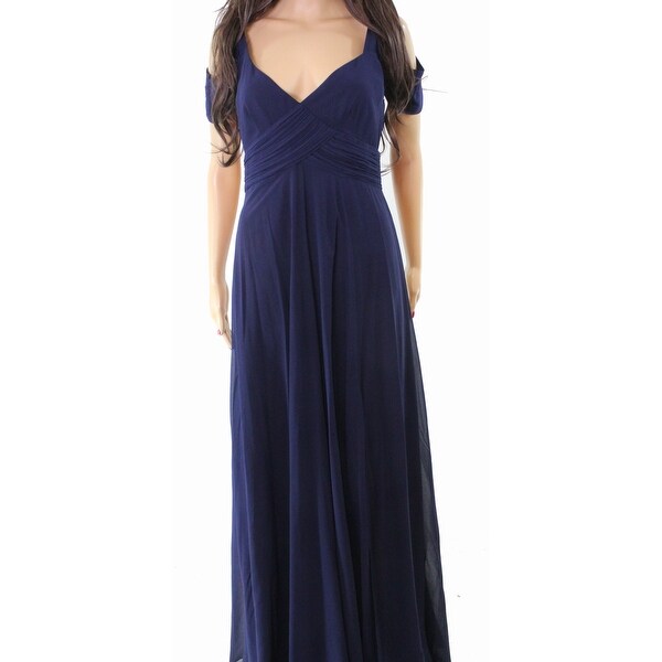 laundry pleated chiffon gown