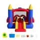 preview thumbnail 1 of 10, Inflatable Jumping Trampoline Bounce Playhouse with Blower Slide and Storage Bag Ideal for Kids - 160.6” x 94.5” x 96.5”